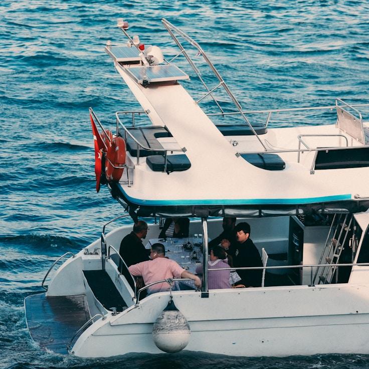 Yacht lifestyle moment